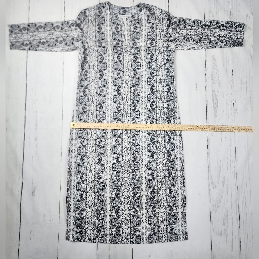 COOLIBAR FIJI Long Tunic, 3/4 Sleeve,  Modest Midi Dress UPF 50+  XS   MSRP$119 - Picture 6 of 10
